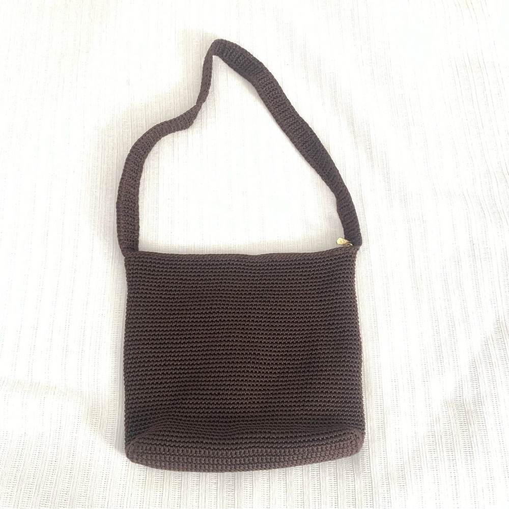 The Sak Brown Knit Shoulder Bag